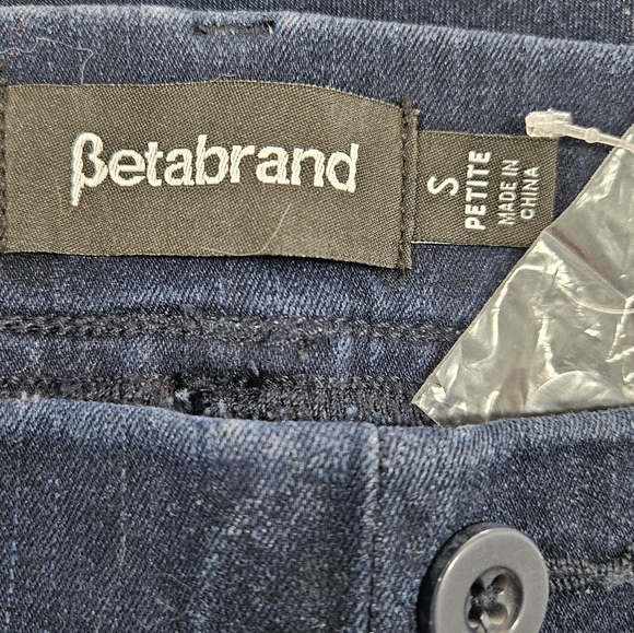 NWT Betabrand Straight-Leg Denim Yoga Pants Size SP - Picture 6 of 7